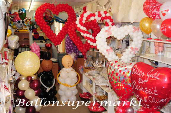 Hochzeitsdeko-Shop-Ballonsupermarkt