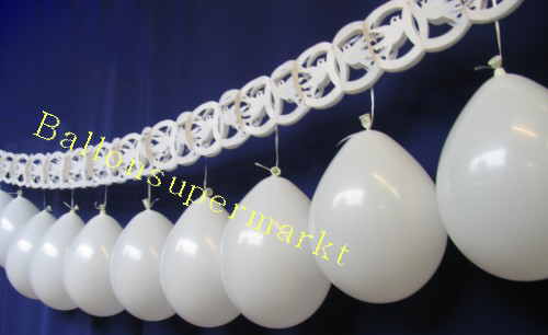 Dekoration Hochzeit Taubengirlanden Luftballons