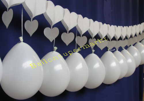 Girlande Hochzeit Luftballons