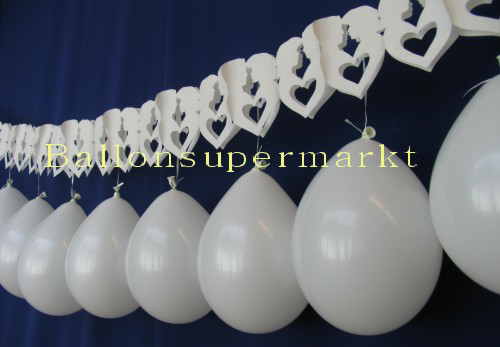 Hochzeitsdeko Girlanden Hochzeitspaare Luftballons